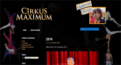 Desktop Screenshot of blogg.cirkusmaximum.se